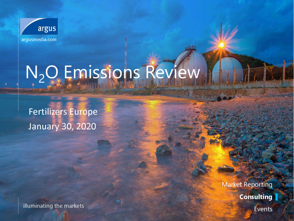 Argus Media study: N2O Emissions Review